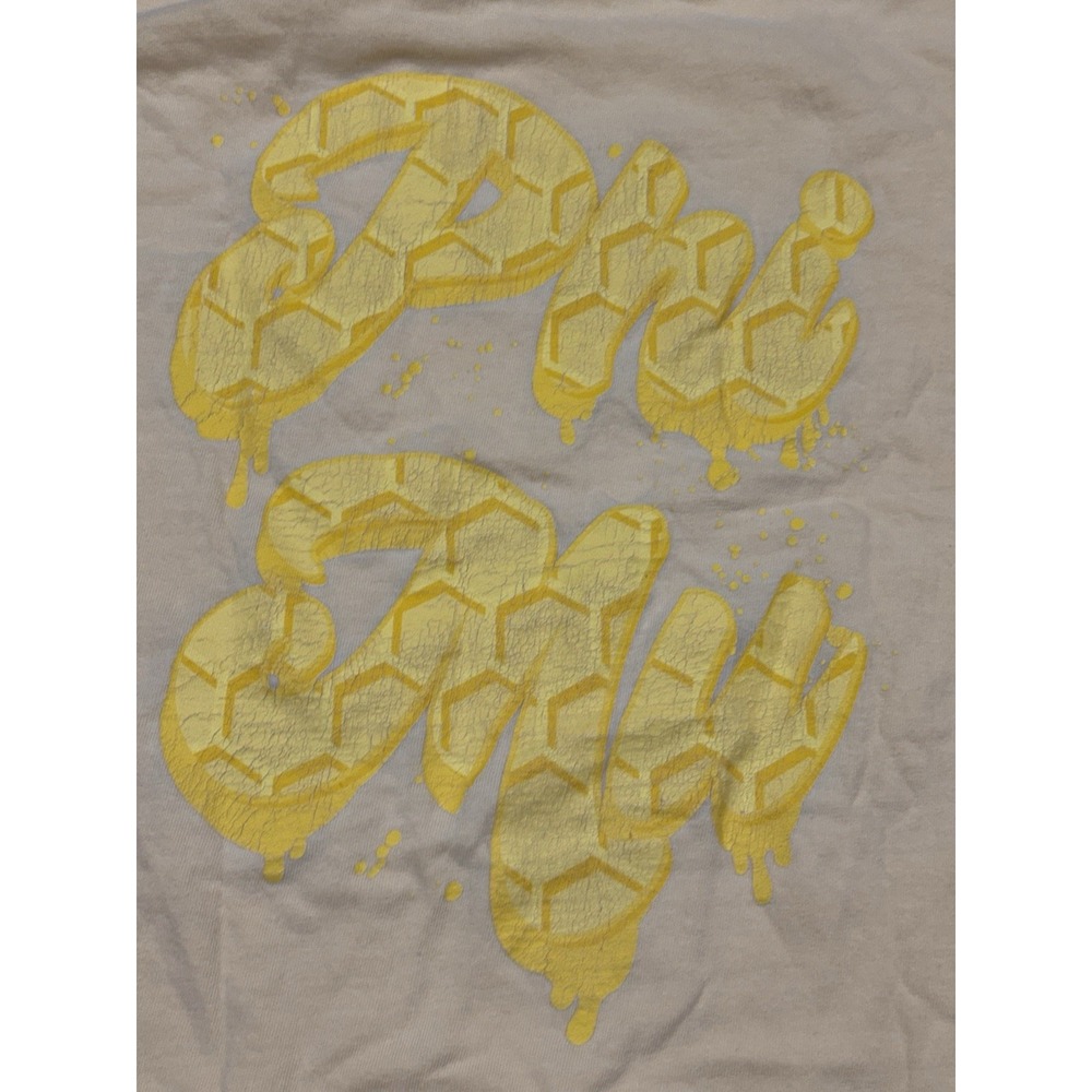 Comfort Colors Heavyweight T-Shirt Men's Large Cream Phi Phi Graphic 100% Cotton